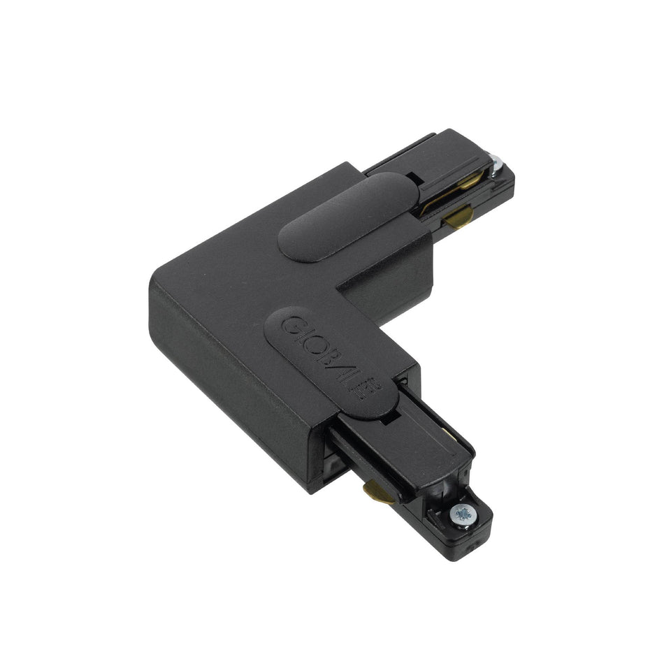 DLS Lighting, 1-Phasen L-Verbinder, Schwarz, Produktbild