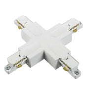 DLS Lighting, 1-Phasen X-Verbinder, Weiss, Stromschienen Zubehör