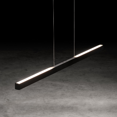 Pendelleuchte Xena L, 160cm, Platinum, Retourenartikel