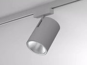 Molto Luce, 2-Phasen Stromschienenstrahler Dash 2, Grau, professionelle Schienenbeleuchtung