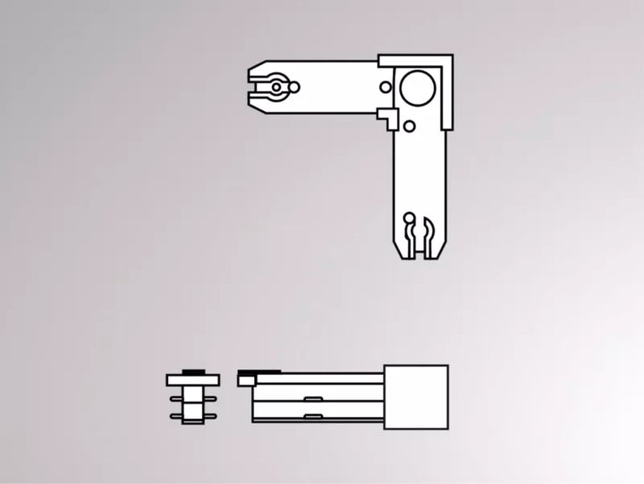 2-Phasen 90Grad Winkelverbinder Volare