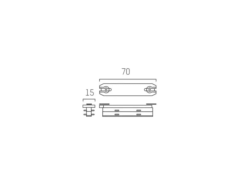 Molto Luce, 2-Phasen Linearverbinder Volare, Skizze, technische Lichtplanung