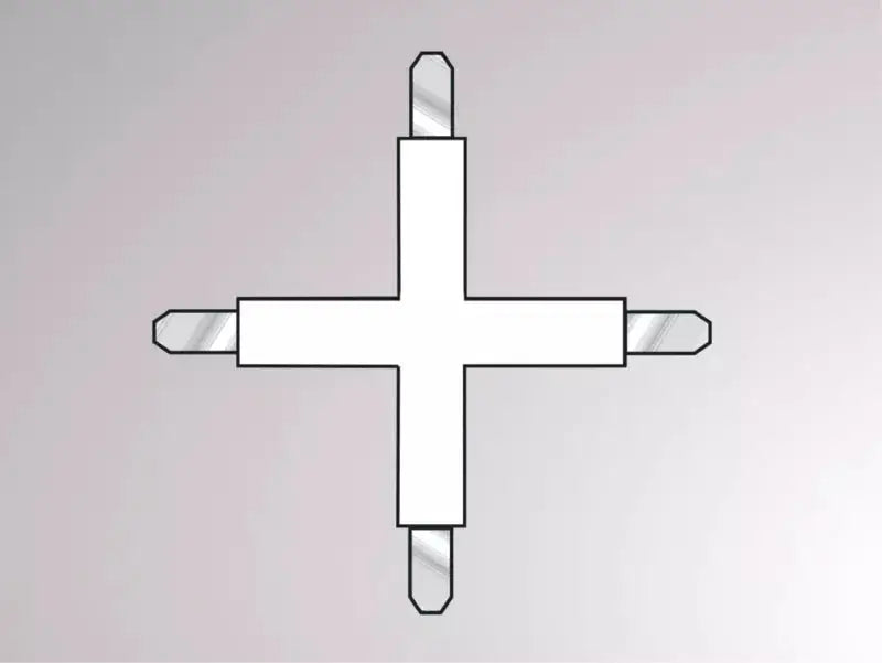 Molto Luce, 2-Phasen X-Verbinder Volare, Produktbild, Stromschienen Zubehör