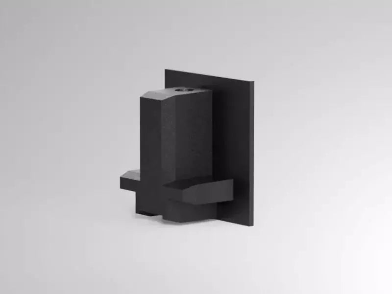 Molto Luce, 2-Phasen Schienen-Endkappe Volare, Schwarz, Stromschienen Zubehör