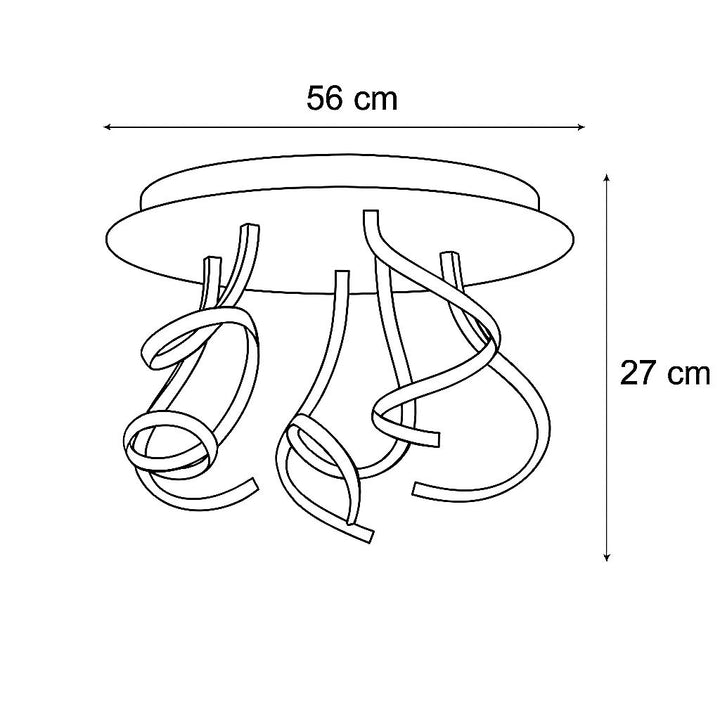 LED Deckenleuchte Gloria