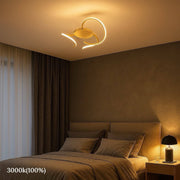 Stimmungslicht, warmes Licht, LED Deckenleuchte, Scia, goldfarben