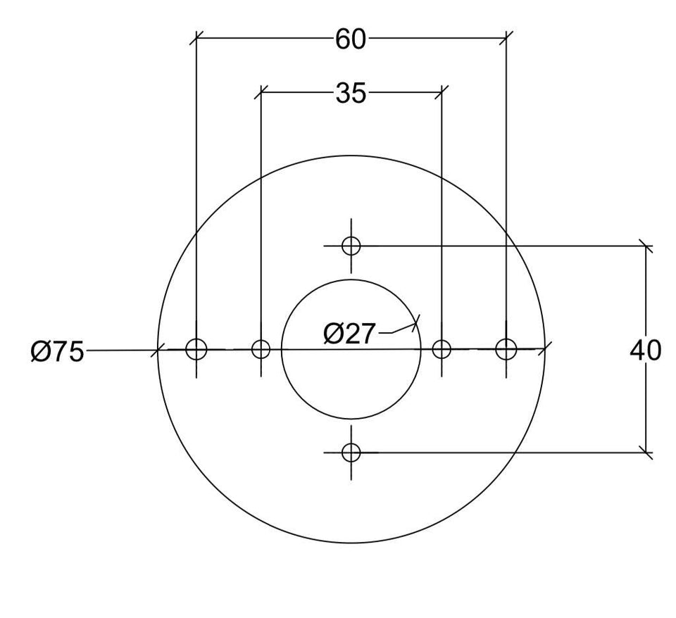 DLS Lighting, Montageplatte für Clippo S, Zubehör für Lichtmontage