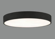 Moderne Deckenleuchte Isia TW, runde LED-Deckenlampe, dimmbar, in Schwarz