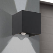 Sonluce, Außenleuchte Pure Sensor, Anthrazit, moderne Außenbeleuchtung