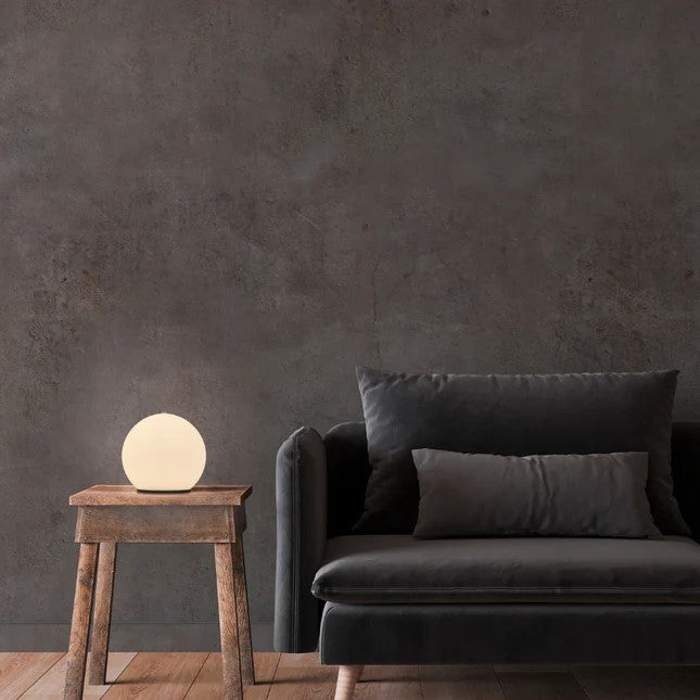 Bankamp, Akku-Tischleuchte Globe, Raumbild, moderne Akku Beleuchtung