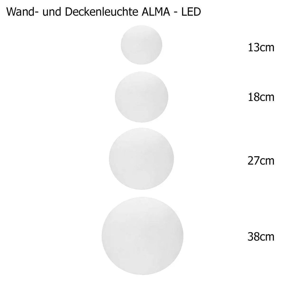 Alma Wand und Deckenleuchte