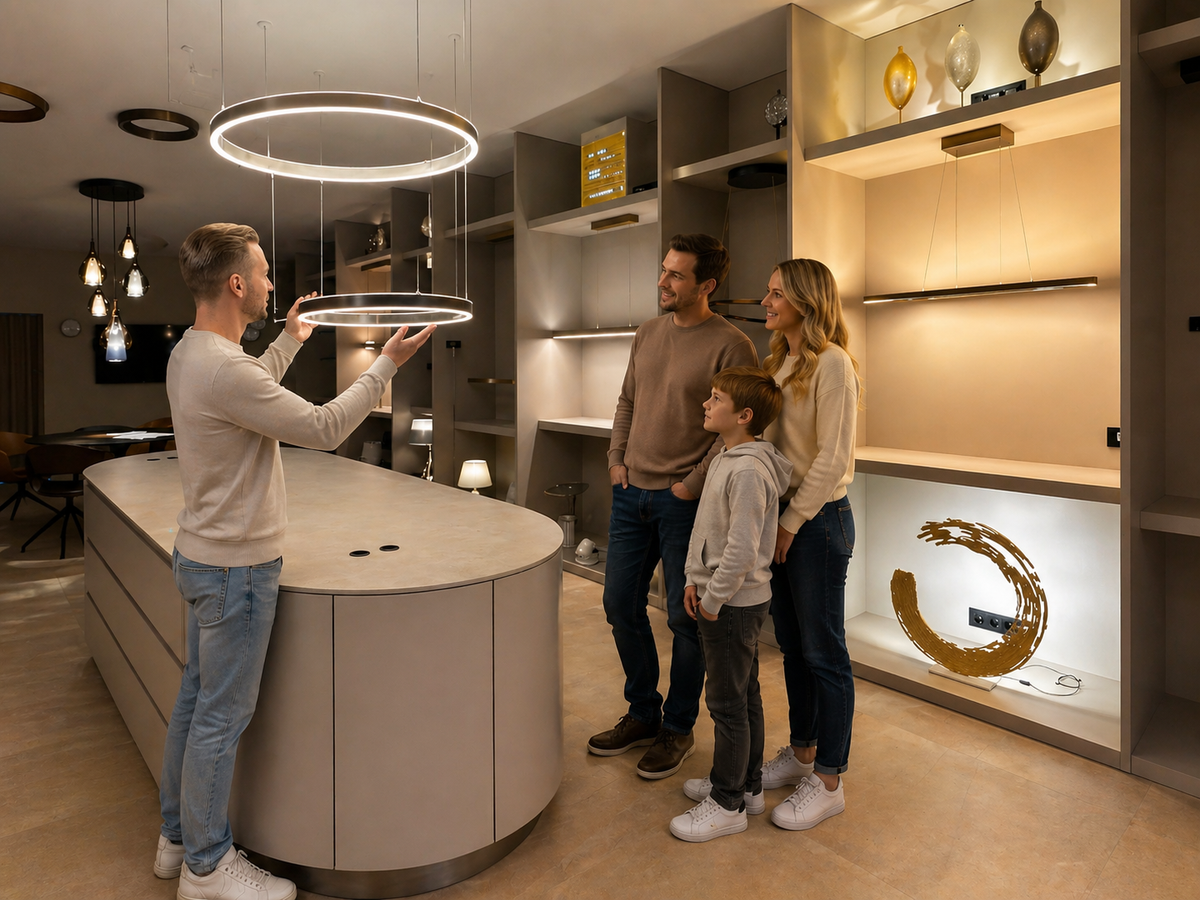 Lampen Showroom look, Professionelle Lichtberatung, Licht Kraus Sasbach