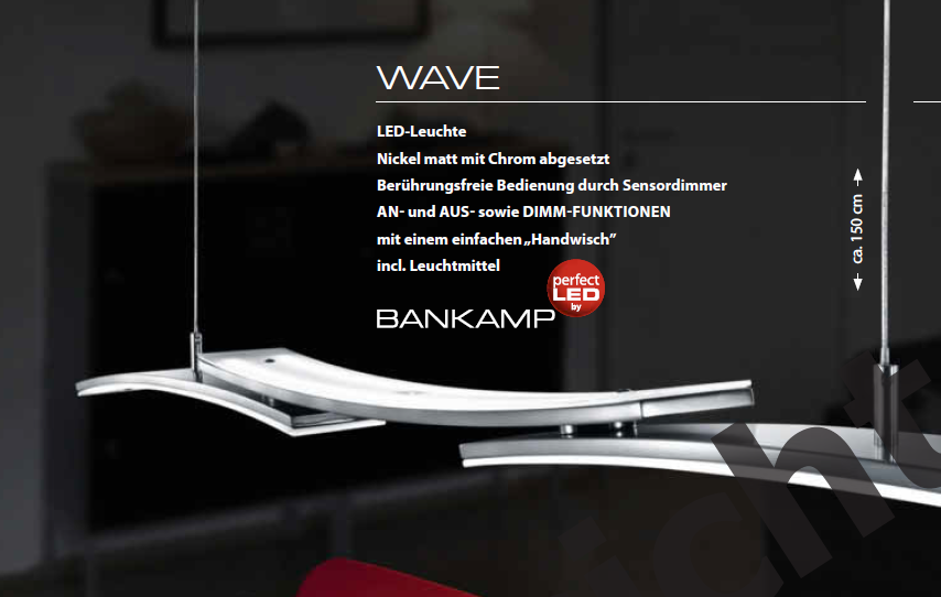 Pendelleuchte Wave