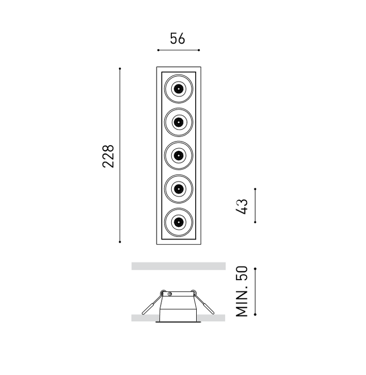 Black Foster 5-fach, 19 Grad