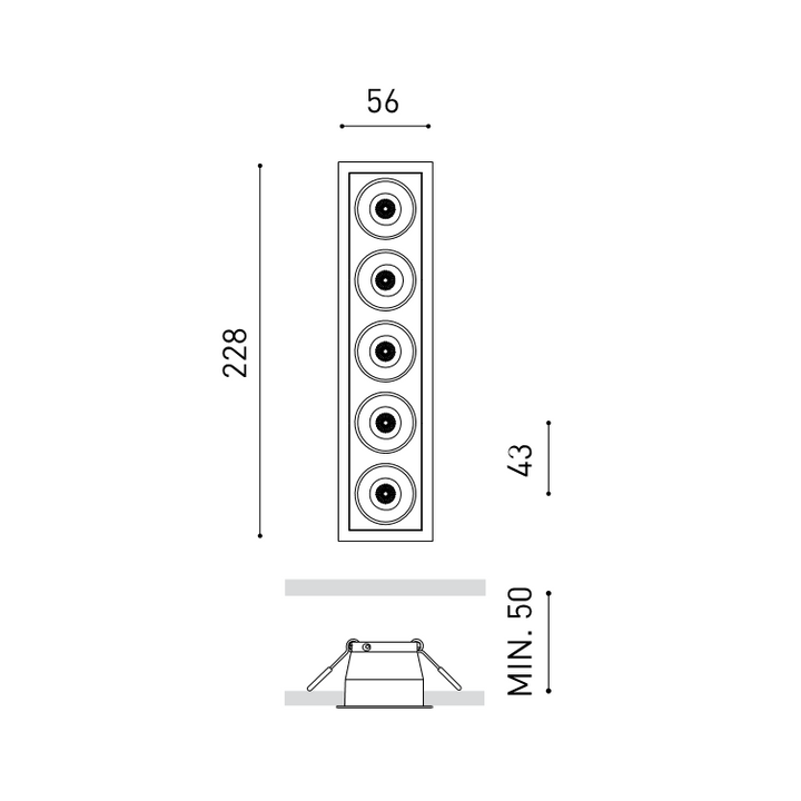 Black Foster 5-fach, 38 Grad