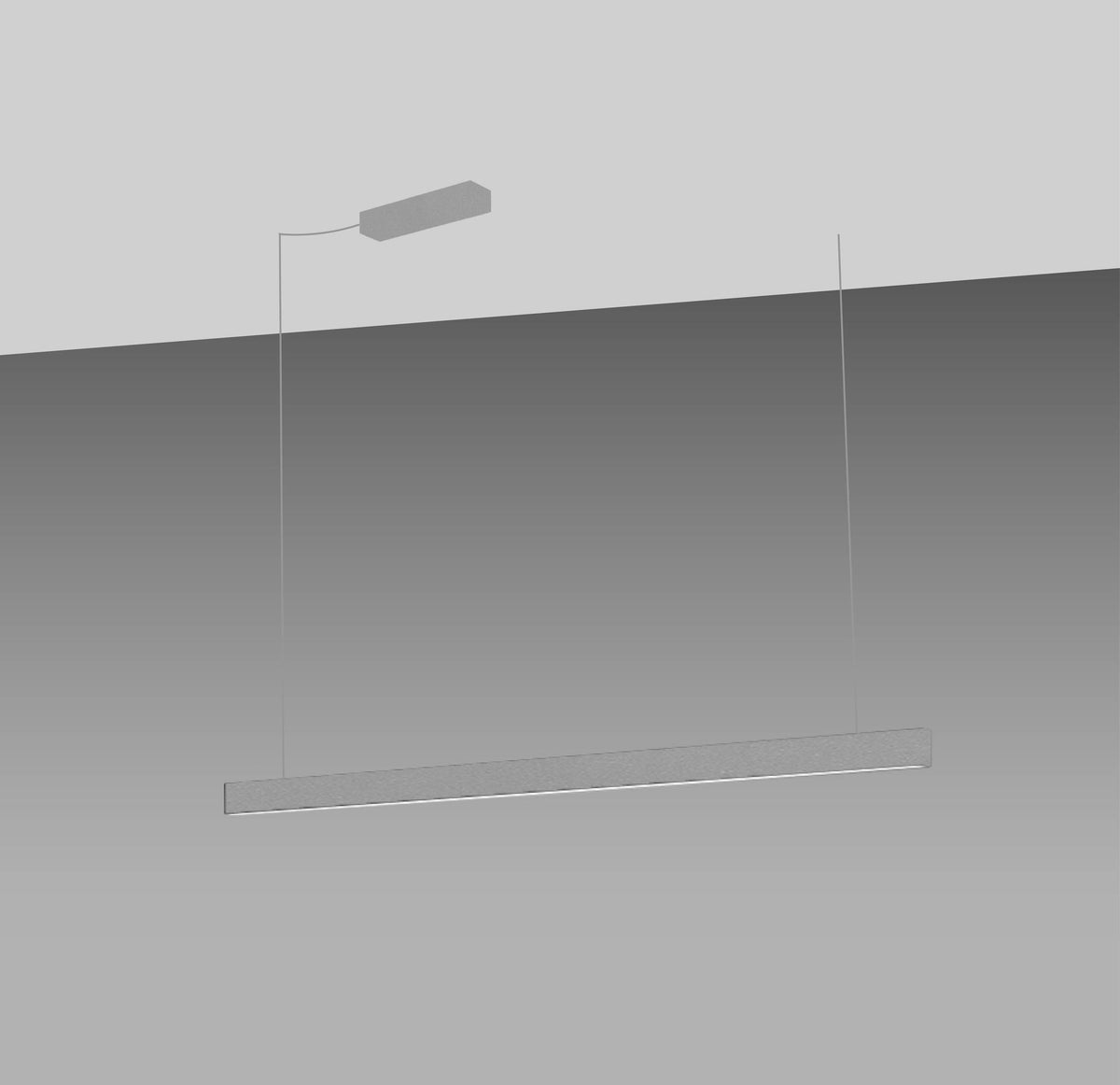 Braga, Pendelleuchte Elle, Grau 133cm, Produktbild