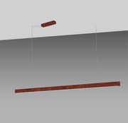 Braga, Pendelleuchte Elle, Helles Rost 163cm, Produktbild