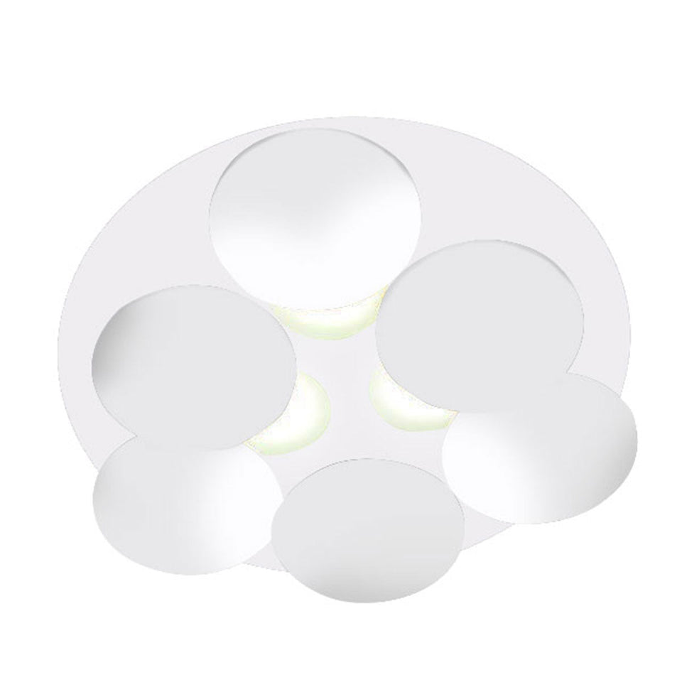 Braga, Deckenleuchte Nuvola 45cm, Weiss-Weiss, moderne Deckenleuchte