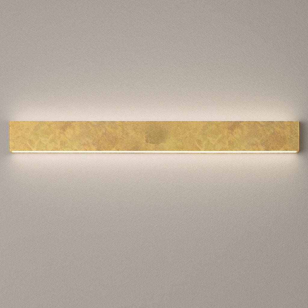 Braga, Wandleuchte Shield, Blattgold 111cm, Produktbild