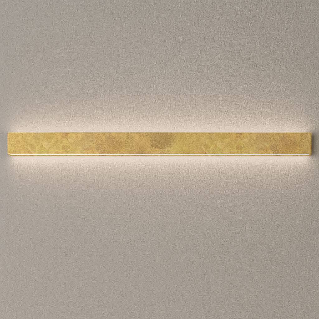 Braga, Wandleuchte Shield, Blattgold 148cm, Produktbild