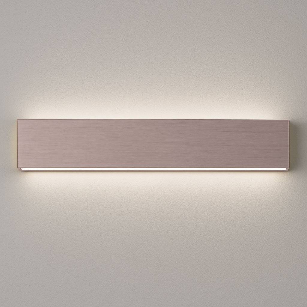 Braga, Wandleuchte Shield, Rosegold 52cm, Produktbild