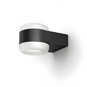 Serien Wandleuchte Cavity Wall S, schwarz-weiss, Vorderansicht