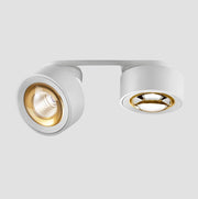 DLS Lighting, Clippo Optic Duo, Weiss-Gold, moderne Lichtlösung