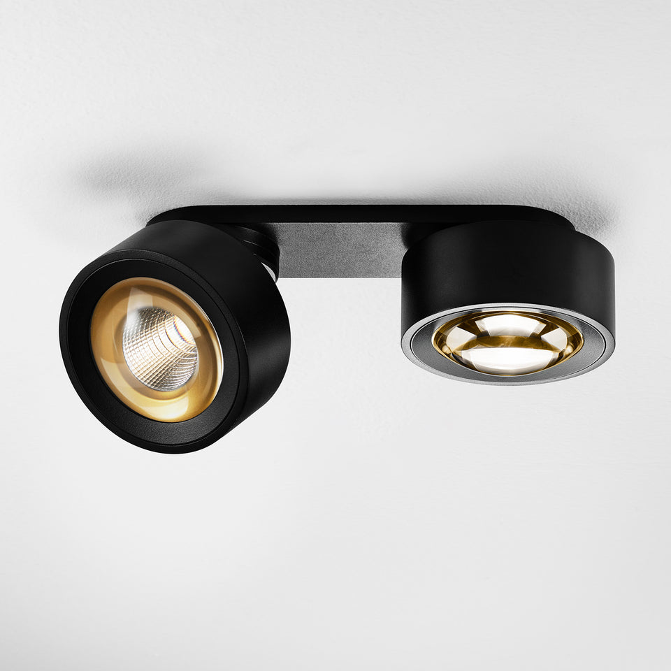 Clippo Optic Duo Schwarz-gold