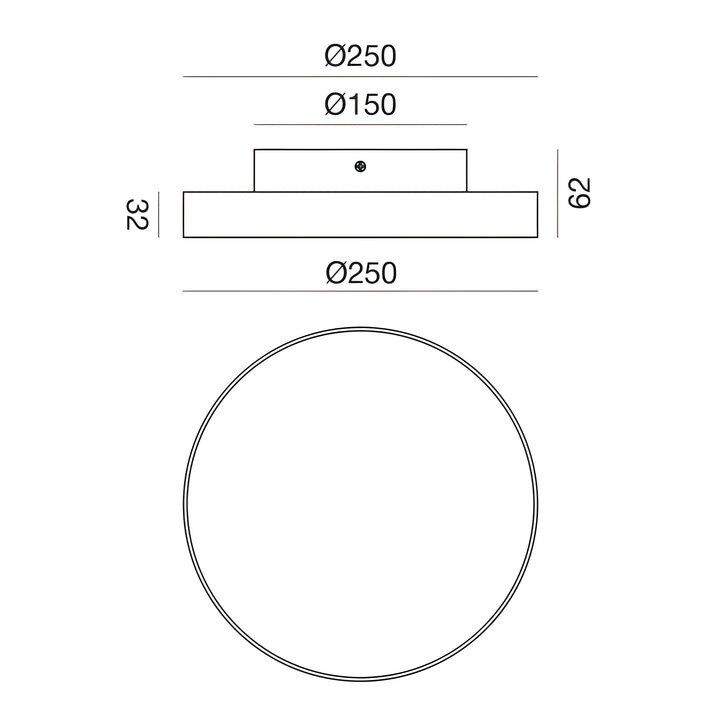 Deckenleuchte Luci 1 CCT