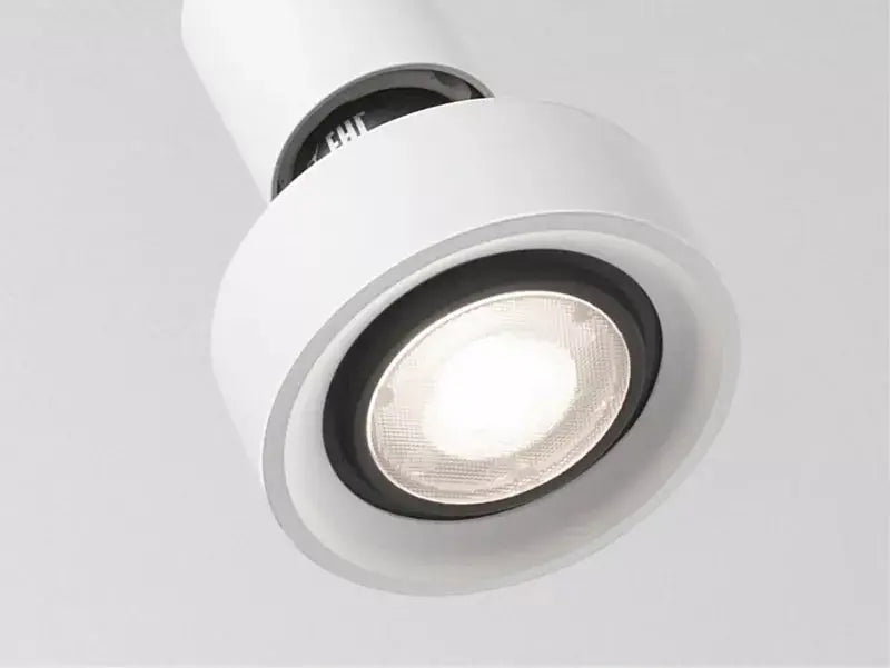 Molto Luce, Dekorring zu 2-Phasen Stromschienenstrahler Conte Volare, Weiss 59mm, moderne Lichtlösung