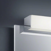 Sonluce, Dola Wand- und Deckenleuchte, Chrom Spiegelmontage Detail, praktische Badbeleuchtung