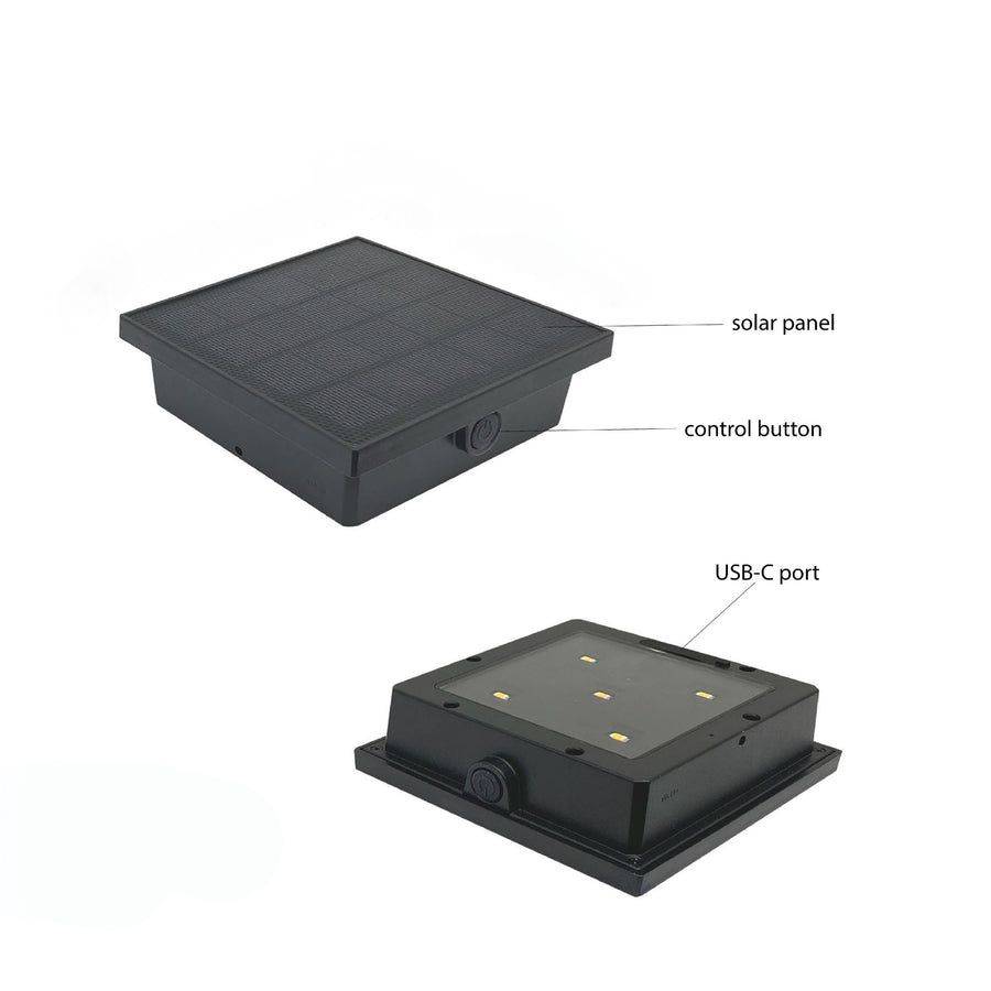 Les Jardins, Ersatz Solar-Modul, 300 Lumen, nachhaltige Lichtlösung