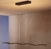 Escale, Fluid 1.0 Pendelleuchte 7flg. Rost, Rost, moderne Pendelleuchte