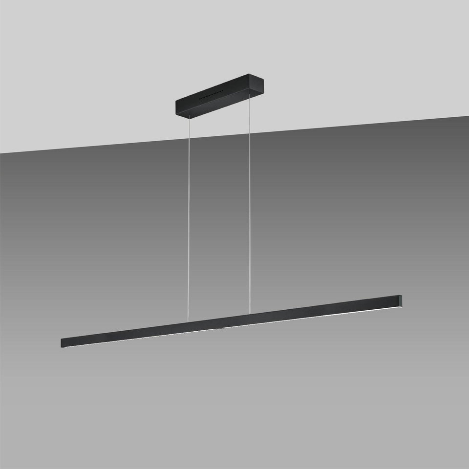 GKS Knapstein, Pendelleuchte Linn mit Lift-Funktion, Schwarz 161cm, Produktbild