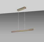 GKS Knapstein, Pendelleuchte Runa, Bronze 112cm, hochwertige LED Beleuchtung