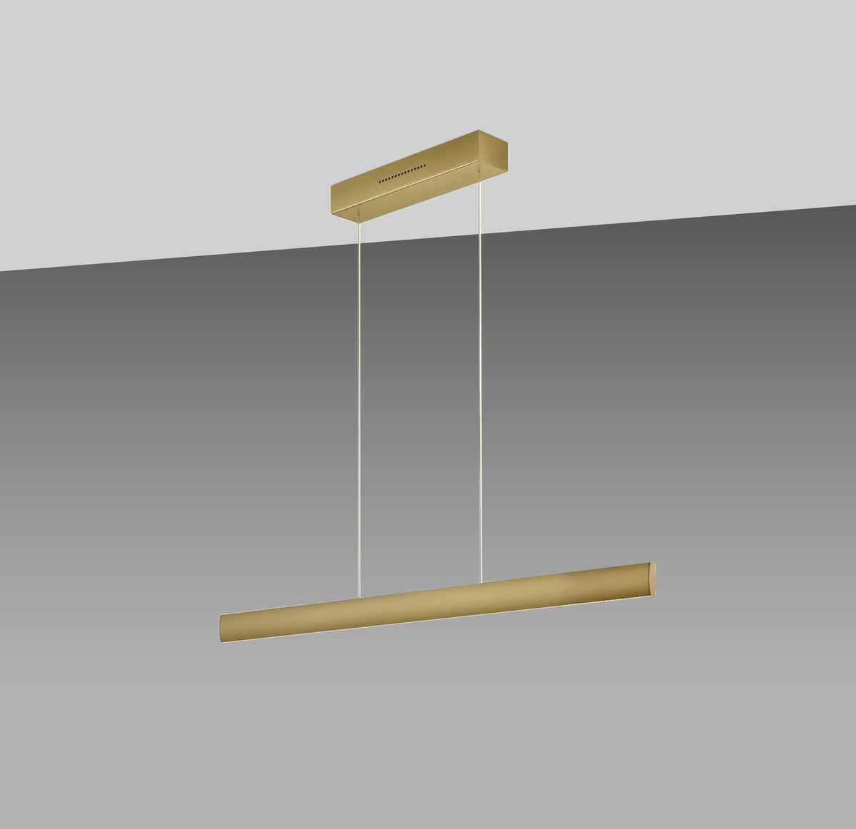 GKS Knapstein, Pendelleuchte Runa, Gold 112cm, stilvolle LED Beleuchtung