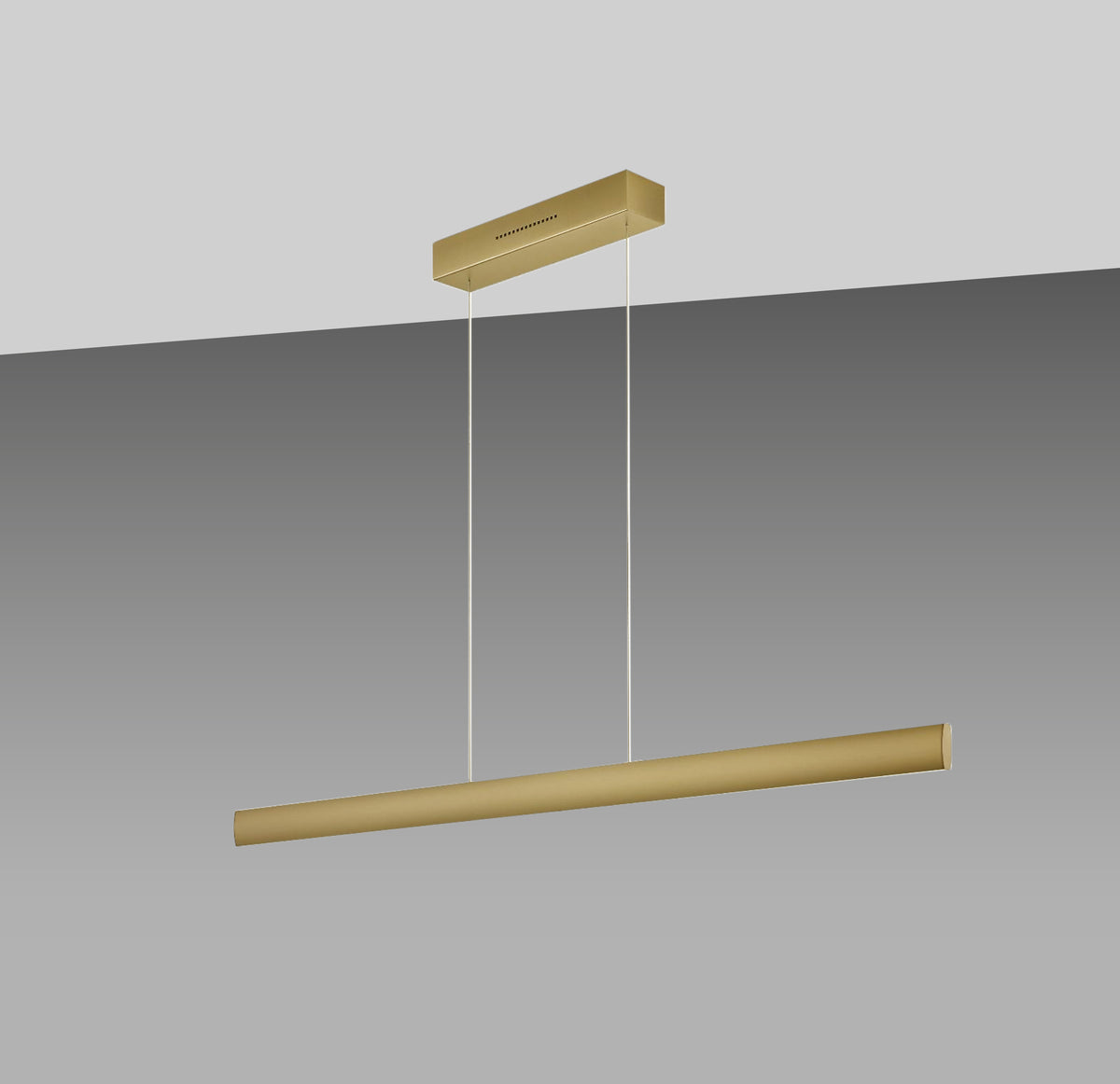 GKS Knapstein, Pendelleuchte Runa, Gold 152cm, moderne Pendelleuchte