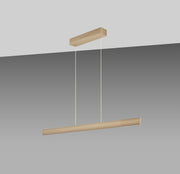 GKS Knapstein, Pendelleuchte Runa, Sand 132cm, stilvolle Raumbeleuchtung