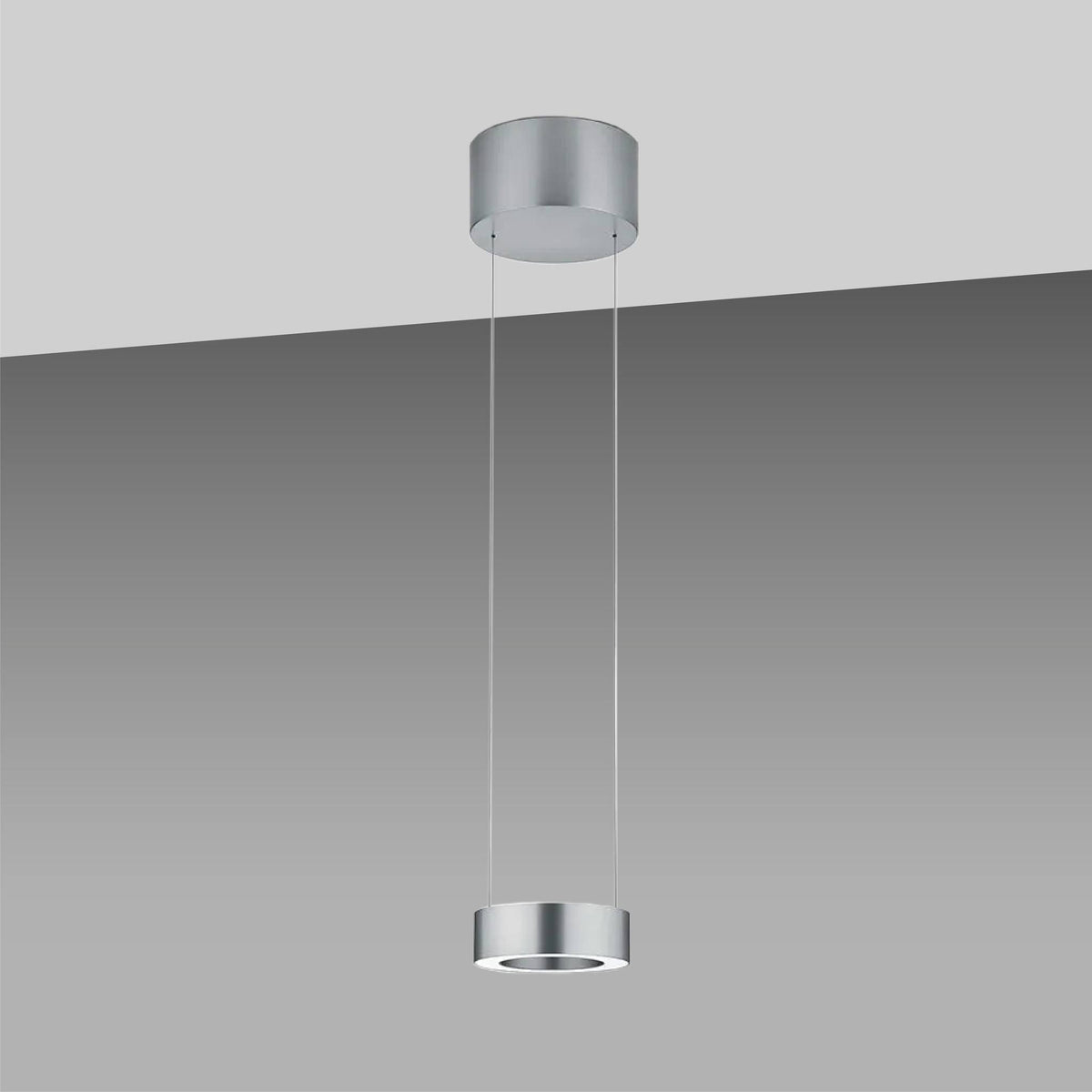 GKS Knapstein, Pendelleuchte Zera, Nickel 1-flammig, Produktbild