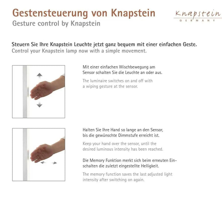 Pendelleuchte Runa 112cm nickel, Seilsonderlänge: 250-350cm, Retourenartikel