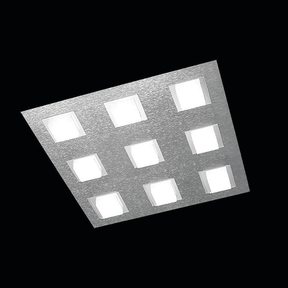 Grossmann, Deckenleuchte Basic 8-flammig, Aluminium, moderne Deckenleuchte