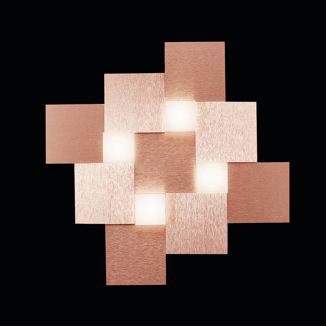 LED-Wand-/Deckenleuchte CREO, 4-flg. quadratisch