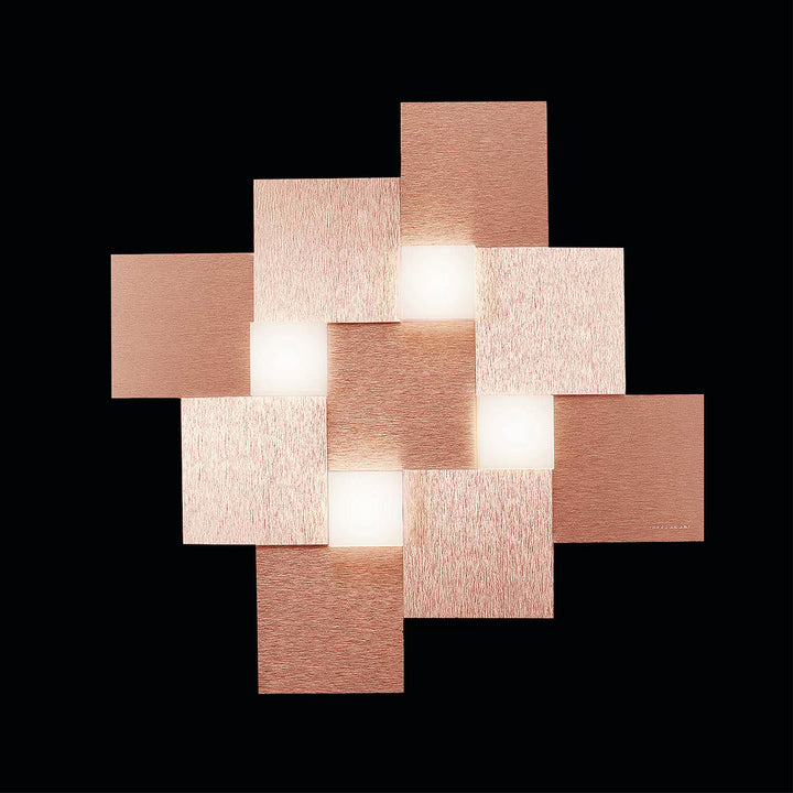 LED-Wand-/Deckenleuchte CREO, 4-flg. quadratisch