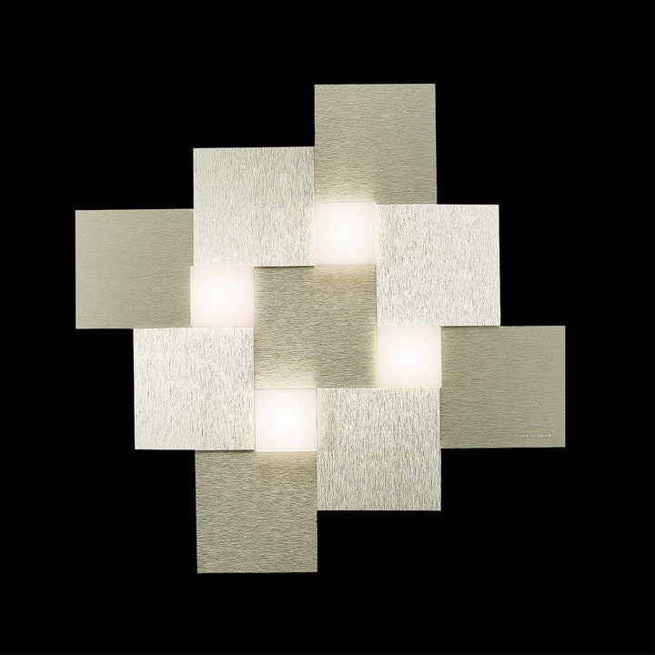 LED-Wand-/Deckenleuchte CREO, 4-flg. quadratisch