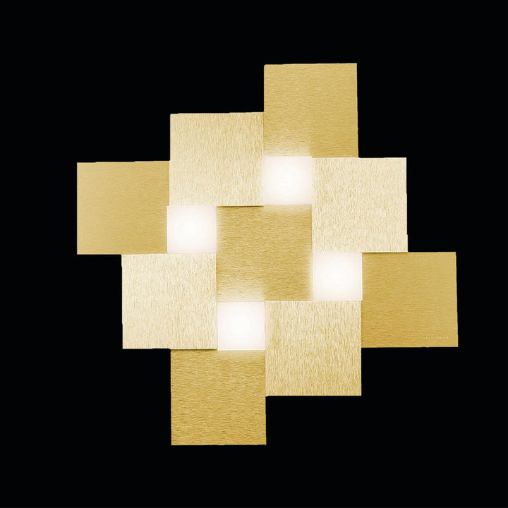 LED-Wand-/Deckenleuchte CREO, 4-flg. quadratisch