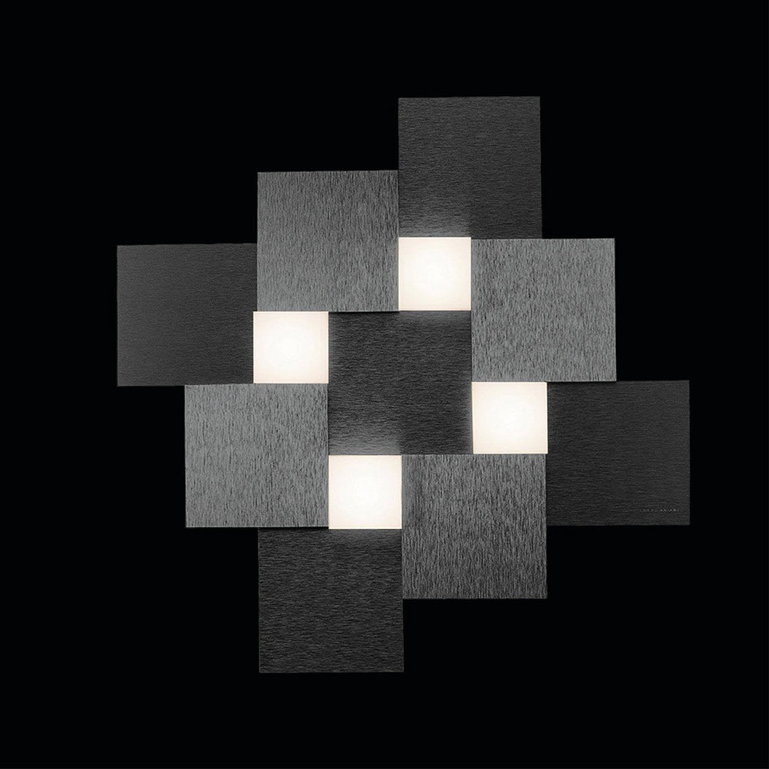 LED-Wand-/Deckenleuchte CREO, 4-flg. quadratisch