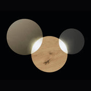 Grossmann, Wand-/Deckenleuchte CIRC, Klein Eiche, moderne Wandbeleuchtung