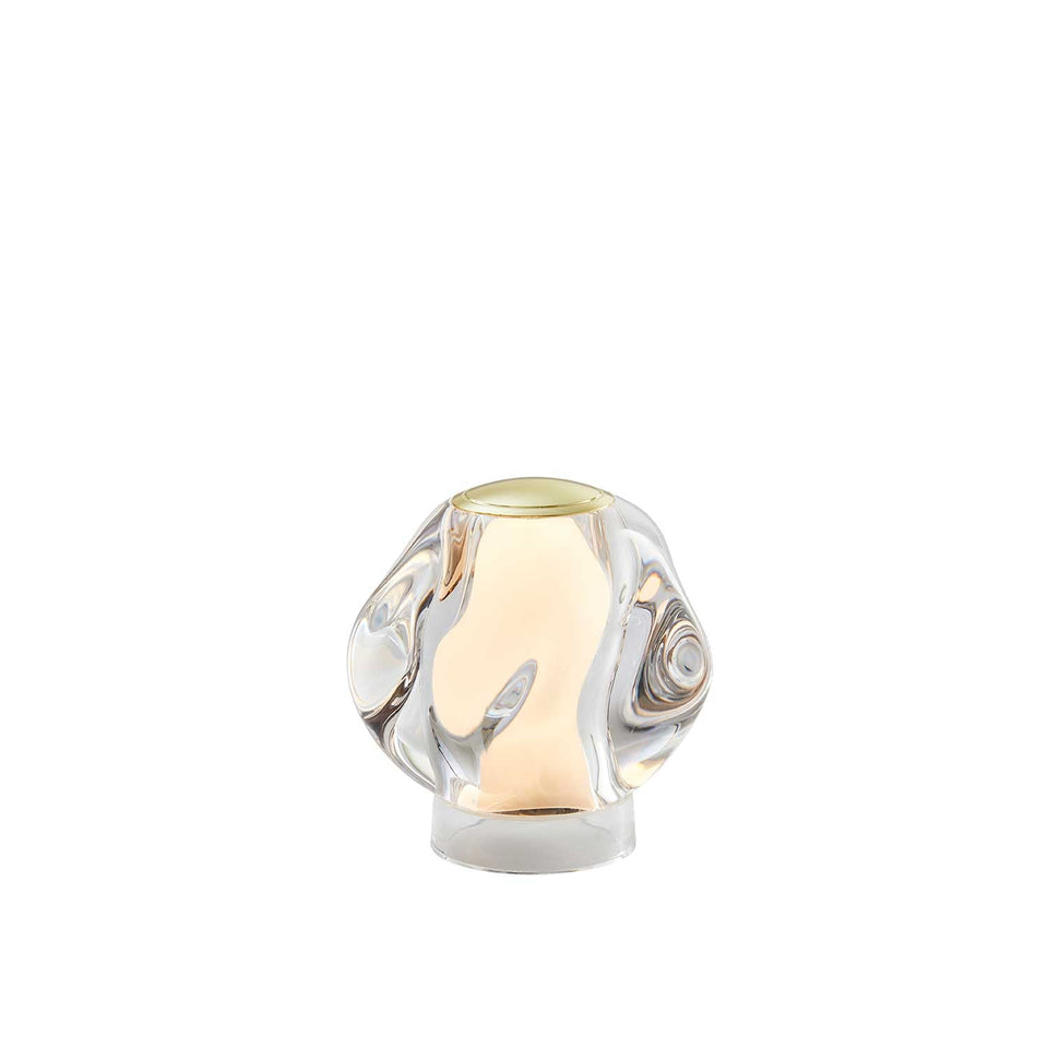 Loom Design, Tischleuchte Ice Ball, Gold, Produktbild