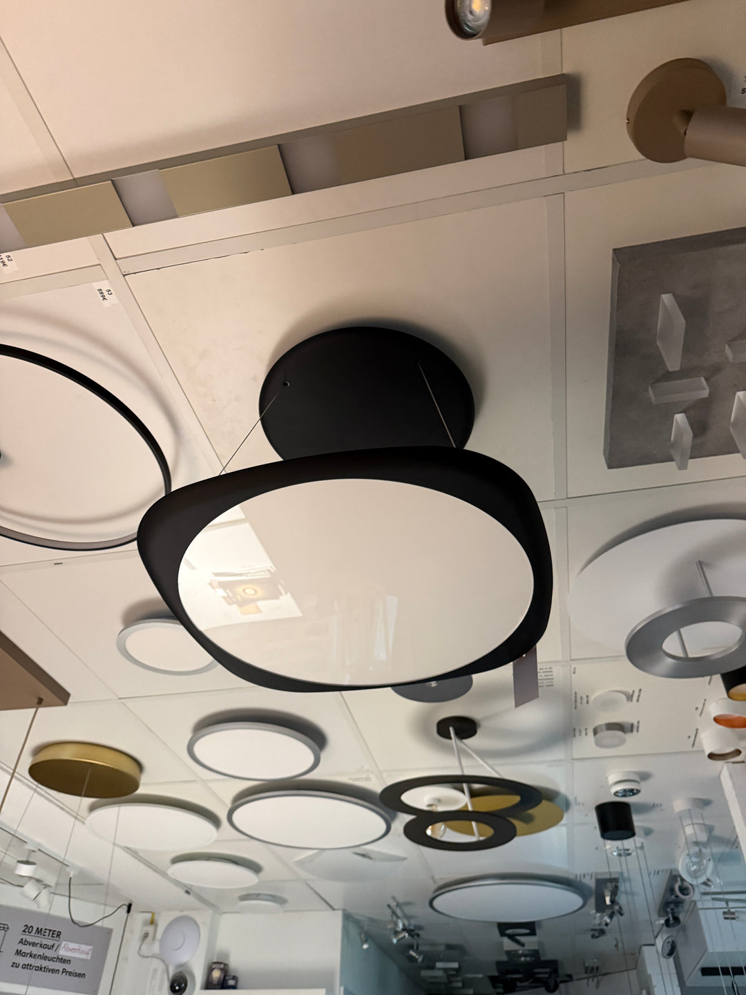 Flying Pendelleuchte Schwarz (Ausstellungsstück)