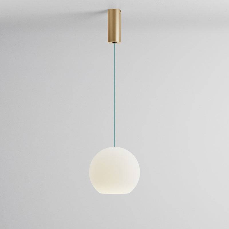 Komot, Pendelleuchte KOS Solo, Gold-Blau, Produktbild Solo L